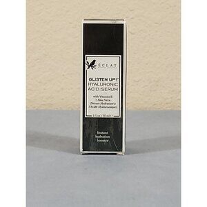 Hyaluronic Acid Serum Vitamin E Aloe Vera 1 oz Eclat Glisten Up!